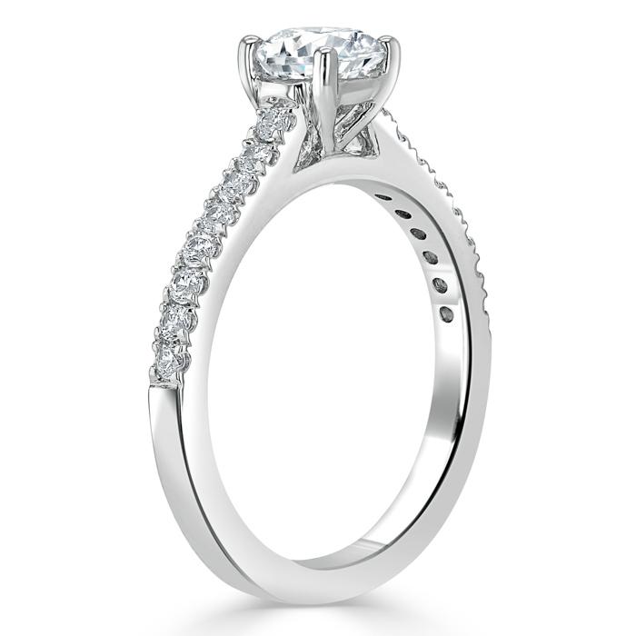 The Clara — Round Lab Diamond Solitaire Engagement Ring IX
