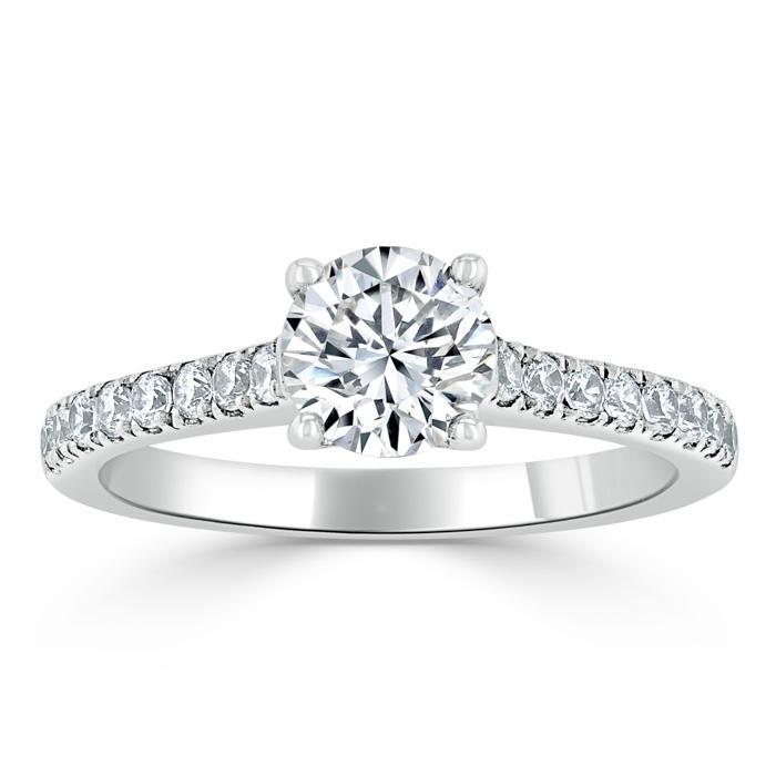 The Clara — Round Lab Diamond Solitaire Engagement Ring IX