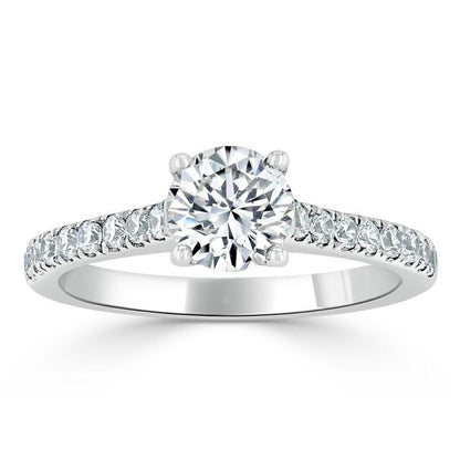 The Clara — Round Lab Diamond Solitaire Engagement Ring IX