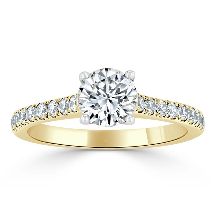 The Clara — Round Lab Diamond Solitaire Engagement Ring IX