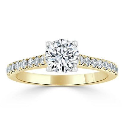 The Clara — Round Lab Diamond Solitaire Engagement Ring IX