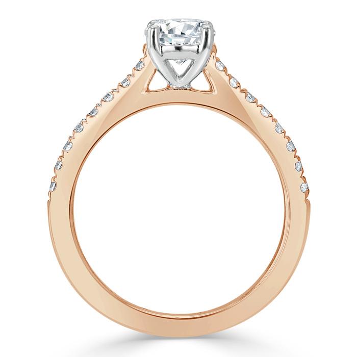 The Clara — Round Lab Diamond Solitaire Engagement Ring IX