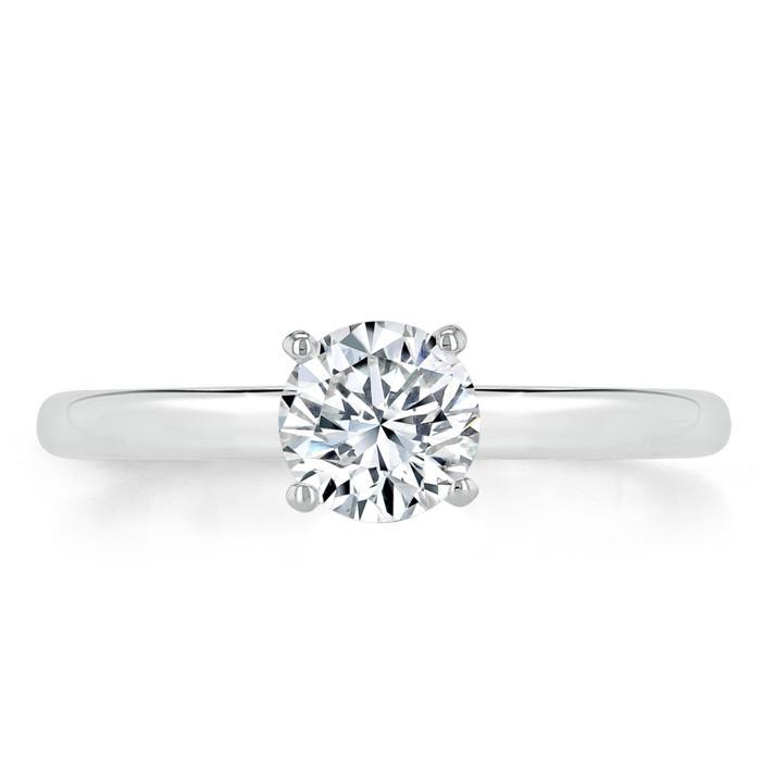 The Clara — Round Lab Diamond Solitaire Engagement Ring VIII