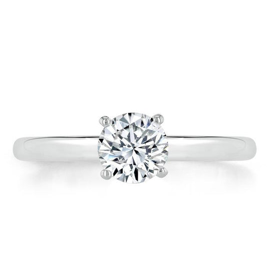 The Clara — Round Lab Diamond Solitaire Engagement Ring VIII