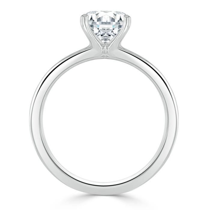 The Clara — Round Lab Diamond Solitaire Engagement Ring VIII