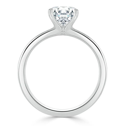 The Clara — Round Lab Diamond Solitaire Engagement Ring VIII