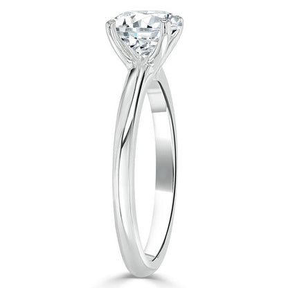 The Clara — Round Lab Diamond Solitaire Engagement Ring VIII