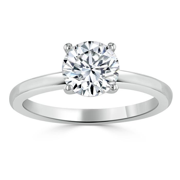 The Clara — Round Lab Diamond Solitaire Engagement Ring VIII