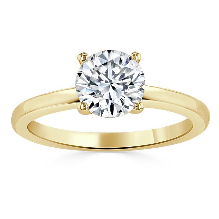 The Clara — Round Lab Diamond Solitaire Engagement Ring VIII