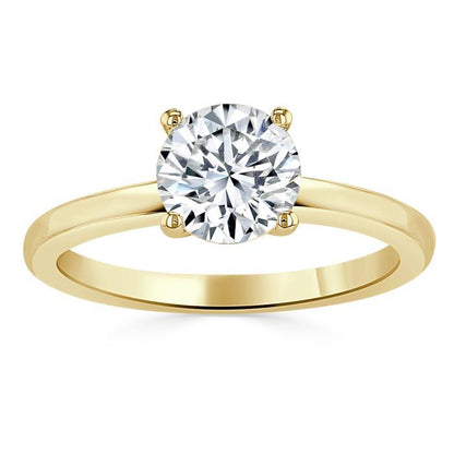 The Clara — Round Lab Diamond Solitaire Engagement Ring VIII