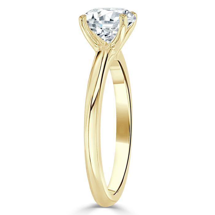 The Clara — Round Lab Diamond Solitaire Engagement Ring VIII