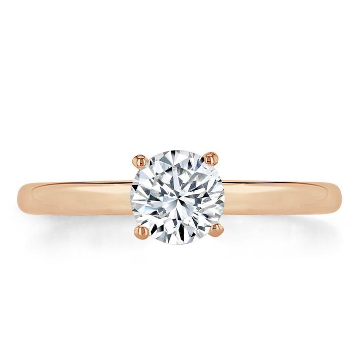 The Clara — Round Lab Diamond Solitaire Engagement Ring VIII
