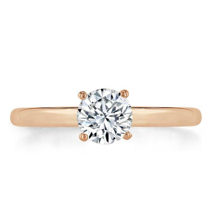 The Clara — Round Lab Diamond Solitaire Engagement Ring VIII