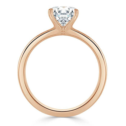 The Clara — Round Lab Diamond Solitaire Engagement Ring VIII