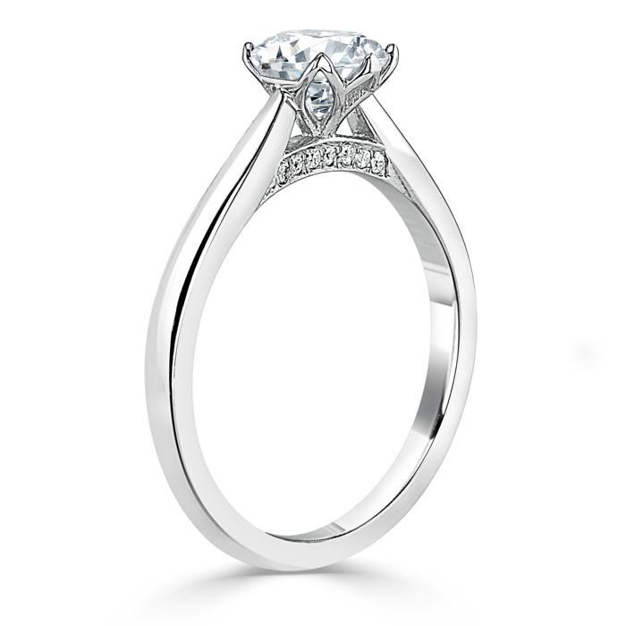 The Clara — Round Lab Diamond Six-Prong Engagement Ring