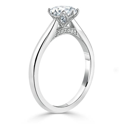 The Clara — Round Lab Diamond Six-Prong Engagement Ring