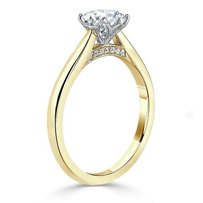 The Clara — Round Lab Diamond Six-Prong Engagement Ring