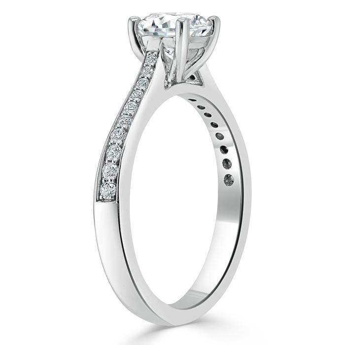 The Clara — Round Lab Diamond Solitaire Engagement Ring VII