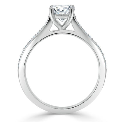 The Clara — Round Lab Diamond Solitaire Engagement Ring VII