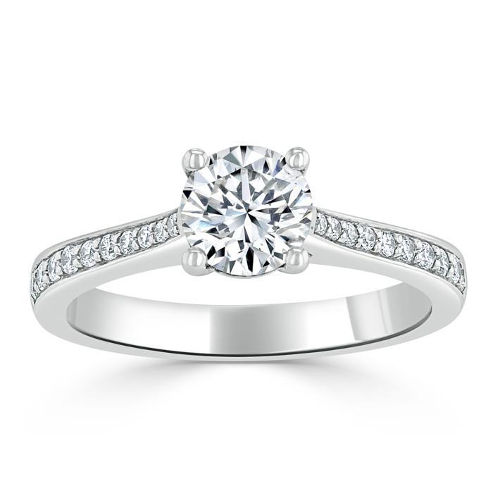 The Clara — Round Lab Diamond Solitaire Engagement Ring VII