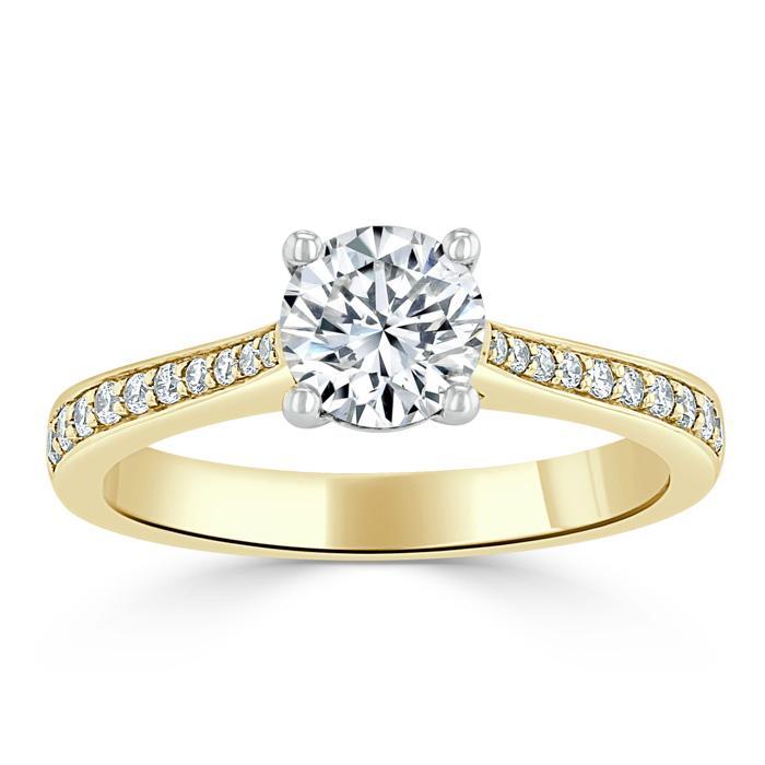 The Clara — Round Lab Diamond Solitaire Engagement Ring VII