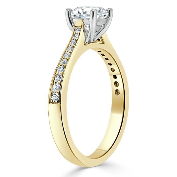 The Clara — Round Lab Diamond Solitaire Engagement Ring VII