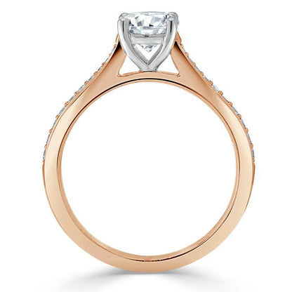 The Clara — Round Lab Diamond Solitaire Engagement Ring VII