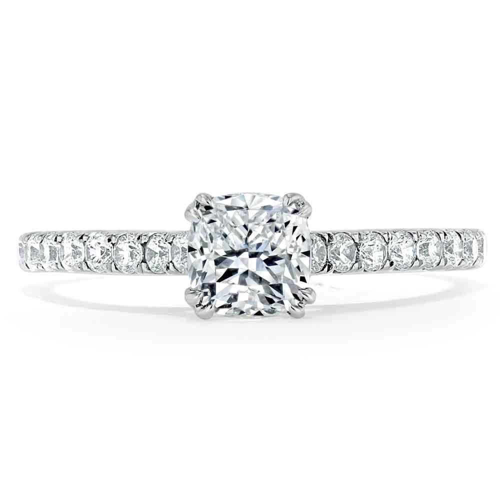 The Aurora — Cushion Lab Diamond Solitaire Engagement Ring VII