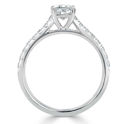 The Aurora — Cushion Lab Diamond Solitaire Engagement Ring VII