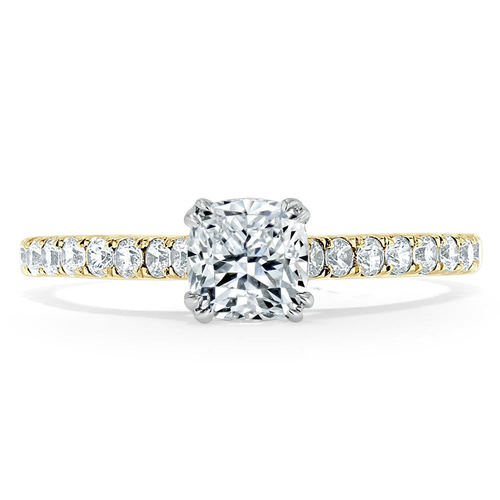 The Aurora — Cushion Lab Diamond Solitaire Engagement Ring VII