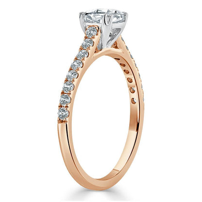 The Aurora — Cushion Lab Diamond Solitaire Engagement Ring VII