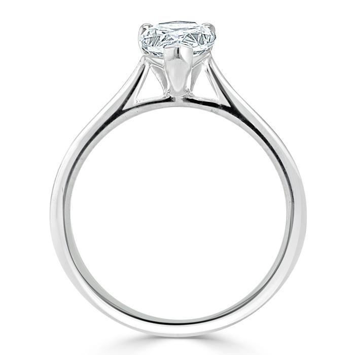 The Rose — Pear Lab Diamond Solitaire Engagement Ring VI