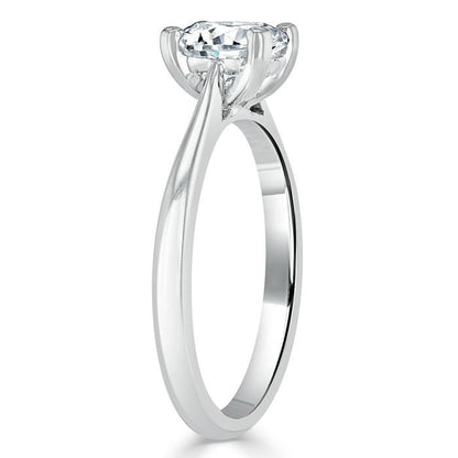 The Aurora — Cushion Lab Diamond Solitaire Engagement Ring VI