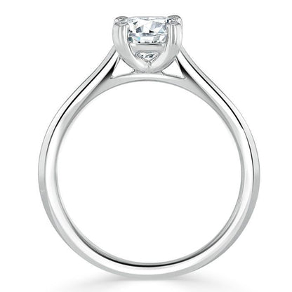 The Aurora — Cushion Lab Diamond Solitaire Engagement Ring VI