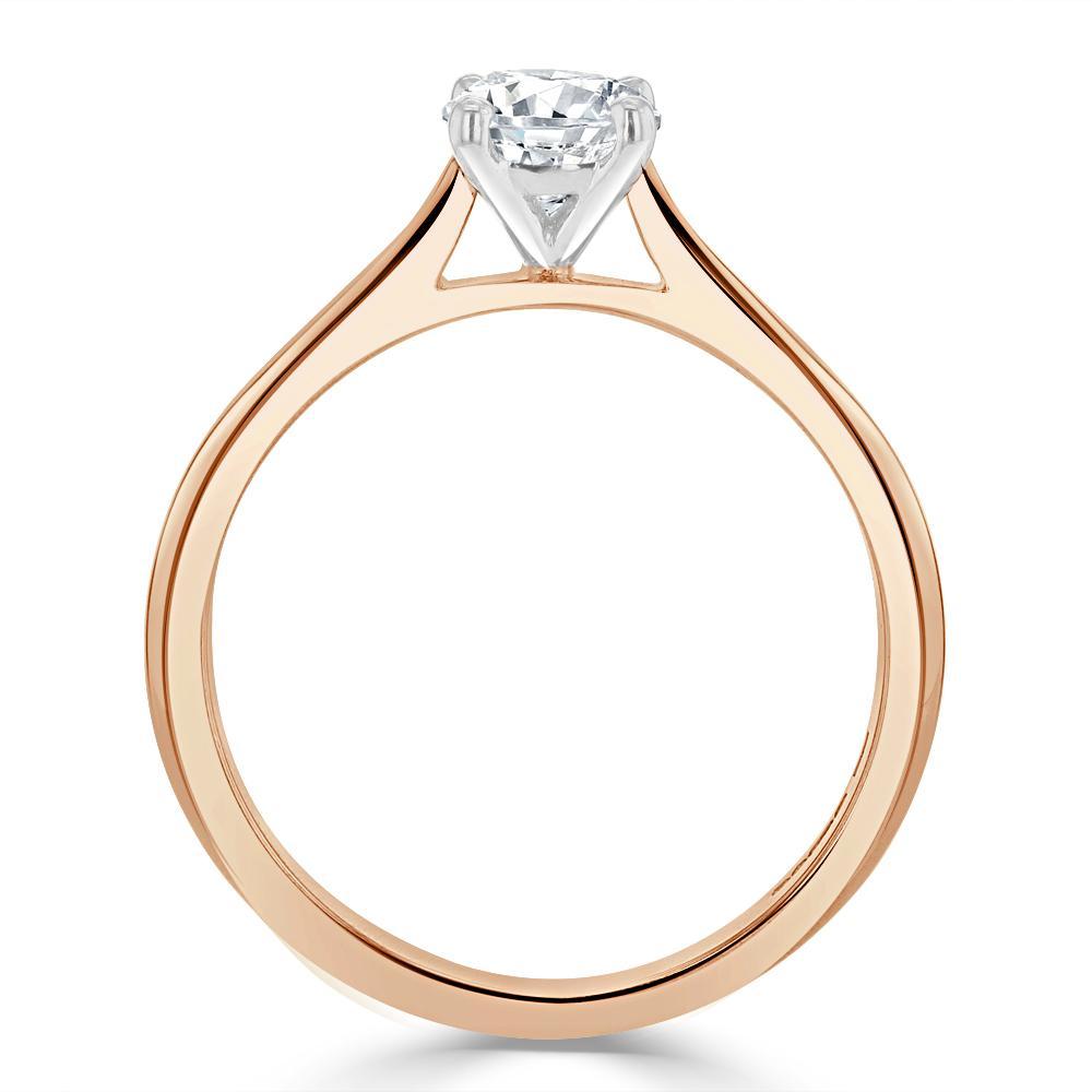The Aurora — Cushion Lab Diamond Solitaire Engagement Ring VI