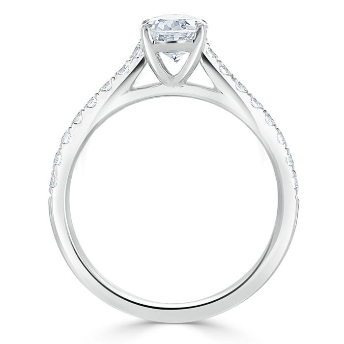 The Nora — Oval Lab Diamond Solitaire Engagement Ring VIII