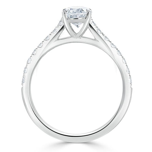 The Nora — Oval Lab Diamond Solitaire Engagement Ring VIII