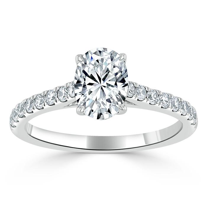The Nora — Oval Lab Diamond Solitaire Engagement Ring VIII