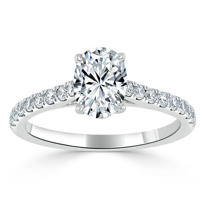 The Nora — Oval Lab Diamond Solitaire Engagement Ring VIII