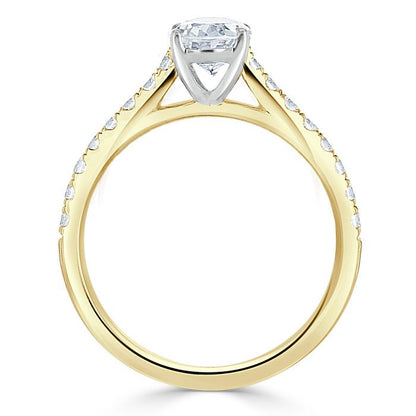 The Nora — Oval Lab Diamond Solitaire Engagement Ring VIII
