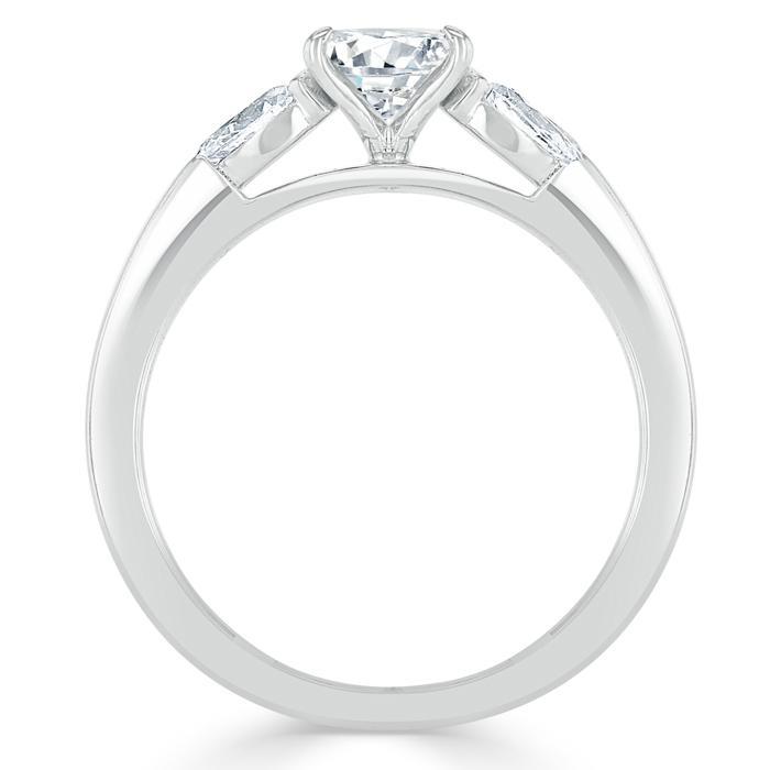 The Violet — Oval Lab Diamond 3-Stone Engagement Ring II