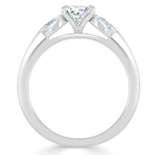 The Violet — Oval Lab Diamond 3-Stone Engagement Ring II