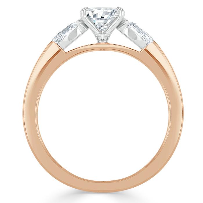 The Violet — Oval Lab Diamond 3-Stone Engagement Ring II