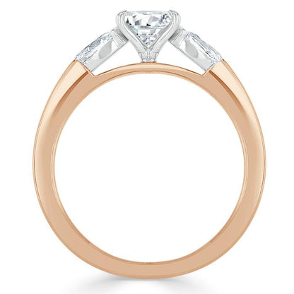 The Violet — Oval Lab Diamond 3-Stone Engagement Ring II