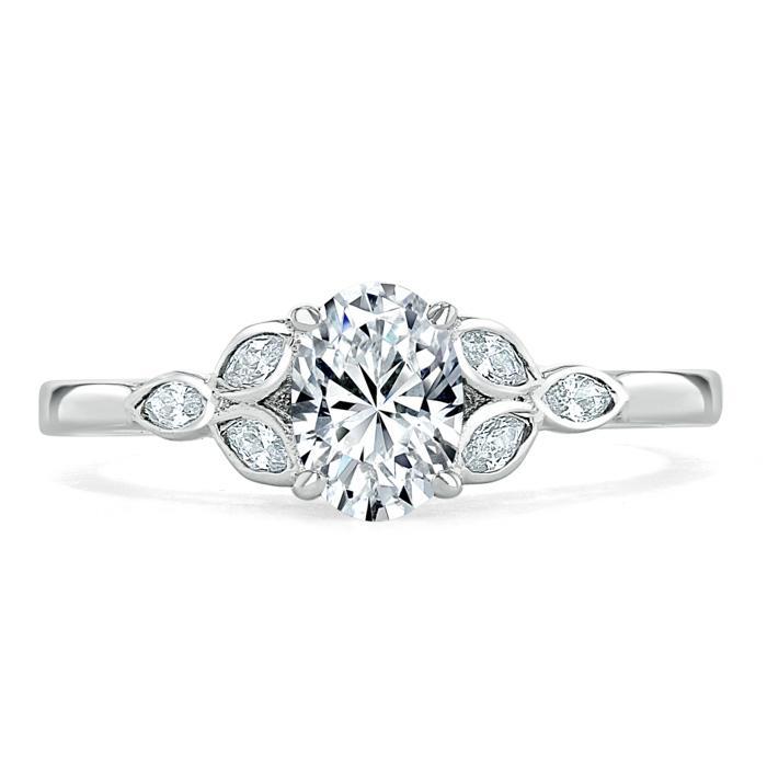 The Grace — Oval Lab Diamond Vintage Engagement Ring VIII