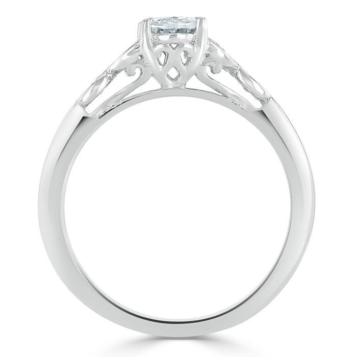 The Grace — Oval Lab Diamond Vintage Engagement Ring VIII