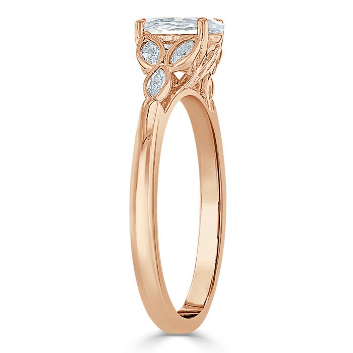 The Grace — Oval Lab Diamond Vintage Engagement Ring VIII