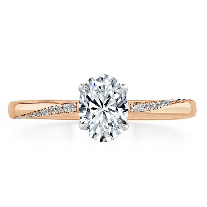 The Nora — Oval Lab Diamond Solitaire Engagement Ring VII