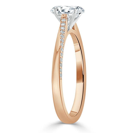 The Nora — Oval Lab Diamond Solitaire Engagement Ring VII