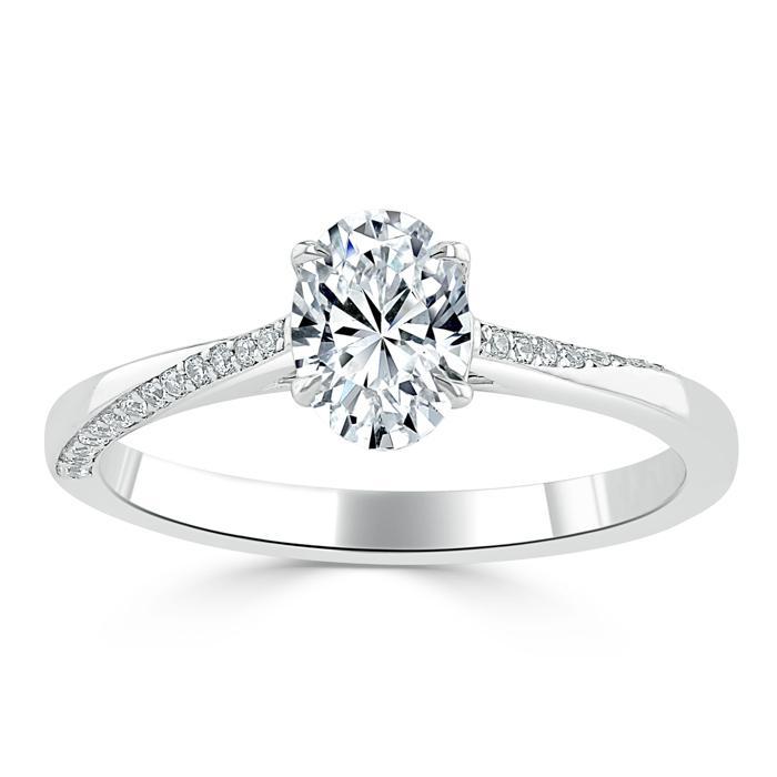 The Nora — Oval Lab Diamond Solitaire Engagement Ring VII